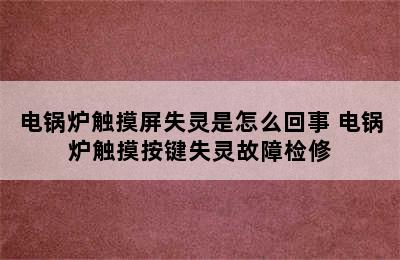 电锅炉触摸屏失灵是怎么回事 电锅炉触摸按键失灵故障检修